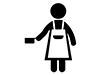 Cooking-Free Pictograms | Black and White Illustrations