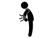 Back Pain-Free Pictograms | Black and White Illustrations