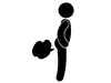 Flatulence-Free Pictograms | Black and White Illustrations