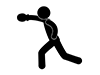 Boxing-Free Pictograms | Black and White Illustrations