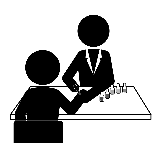 ネイルアーティスト｜爪｜美しさ｜ファッション - 挿絵/クリップアート/フリー/写真/アイコン/白黒/シンプル