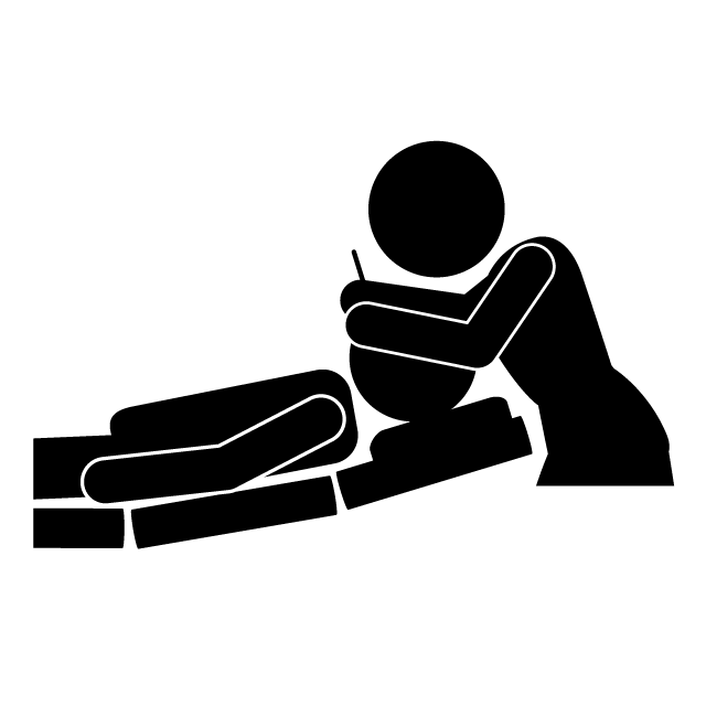 歯科助手｜歯医者｜虫歯｜掃除 - シンプル / クリップアート / アイコン / イラスト / 無料 / 白黒 / 二色 / PNG形式：背景透明