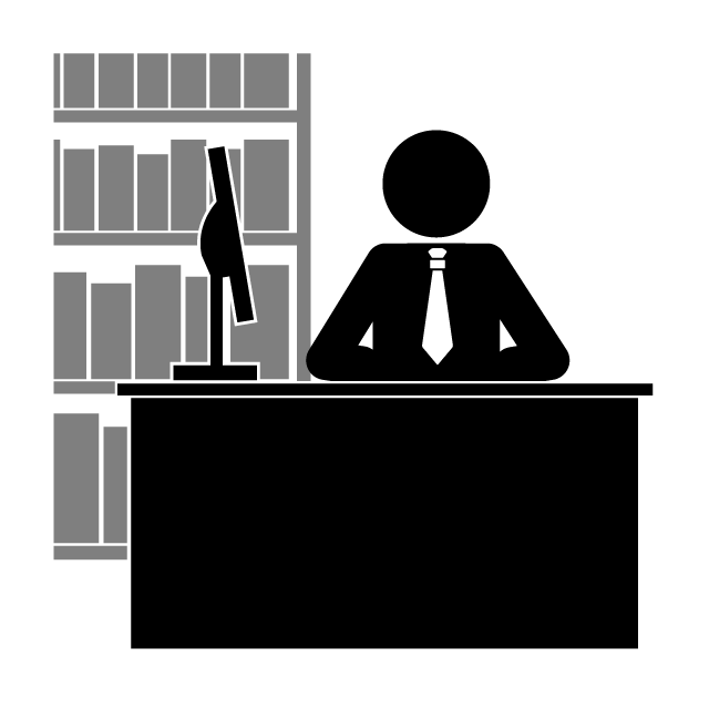 司法書士｜法律｜お金｜相続 - シンプル / クリップアート / アイコン / イラスト / 無料 / 白黒 / 二色 / PNG形式：背景透明