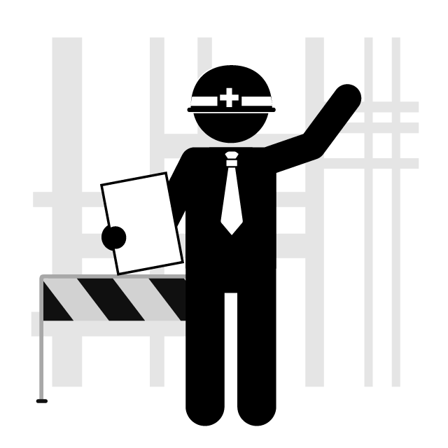 建築・設計｜建築家｜デザイナー｜CAD - シンプル / クリップアート / アイコン / イラスト / 無料 / 白黒 / 二色 / PNG形式：背景透明