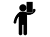 Delivery-Free pictograms | Black and white illustrations