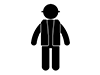 Guards-Free Pictograms | Black and White Illustrations