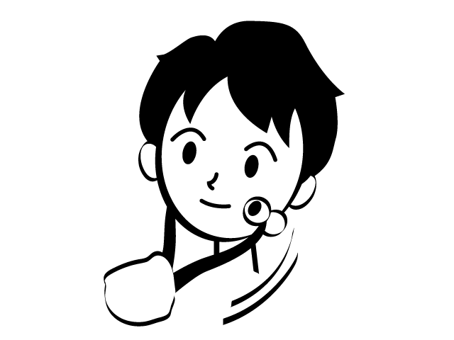 小顔マッサージ | 美容 - シンプル / クリップアート / アイコン / イラスト / 無料 / 白黒 / 二色 / PNG形式：背景透明