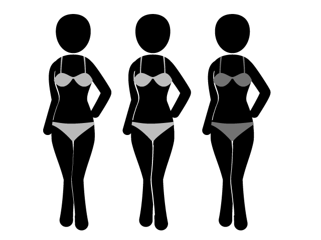 スタイル抜群 | モデル - シンプル / クリップアート / アイコン / イラスト / 無料 / 白黒 / 二色 / PNG形式：背景透明