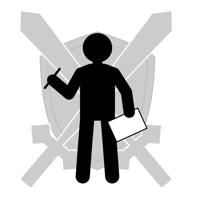 ゲームプランナー｜デザイナー - 挿絵/クリップアート/フリー/写真/アイコン/白黒/シンプル