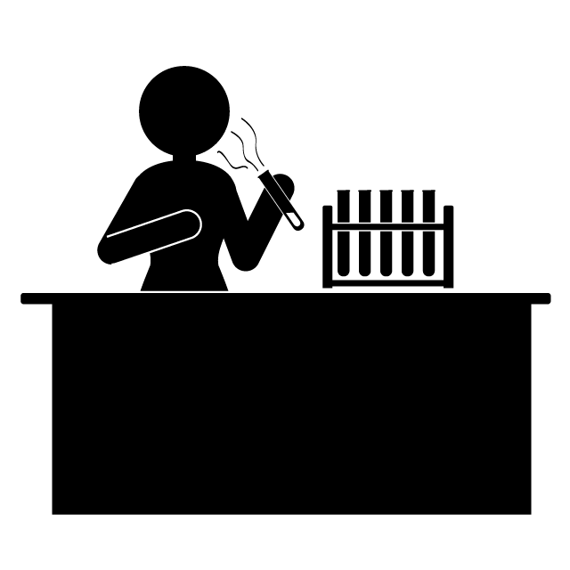 臭気判定士 - 挿絵/クリップアート/フリー/写真/アイコン/白黒/シンプル