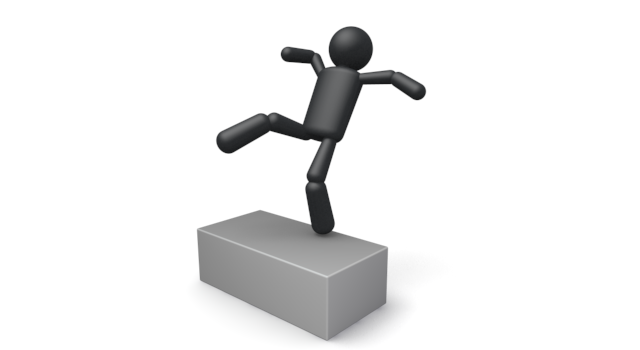 酔っぱらい - シンプル人物イラスト/人クリップアート/アイコン/黒色/ピクトグラム