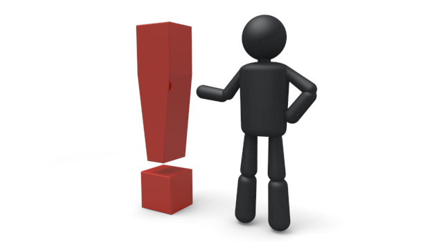 ひらめく - シンプル人物イラスト/人クリップアート/アイコン/黒色/ピクトグラム