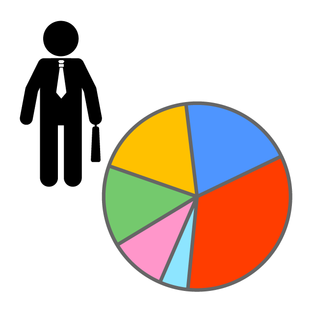 市場動向 - 挿絵/クリップアート/フリー/写真/アイコン/白黒/シンプル