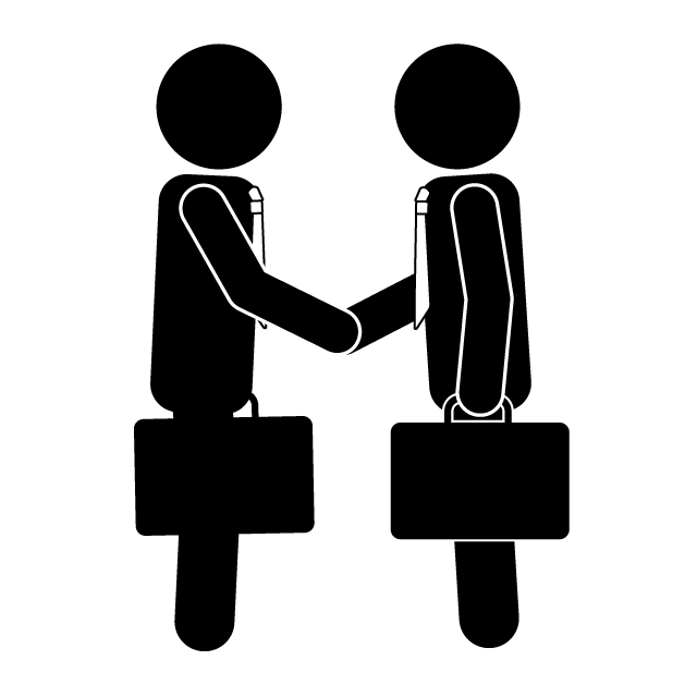 条件をのむ - 挿絵/クリップアート/フリー/写真/アイコン/白黒/シンプル