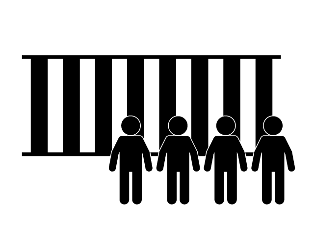 葬儀会場 | 参列 | 友人 | 悲しむ - シンプル / クリップアート / アイコン / イラスト / 無料 / 白黒 / 二色 / PNG形式：背景透明