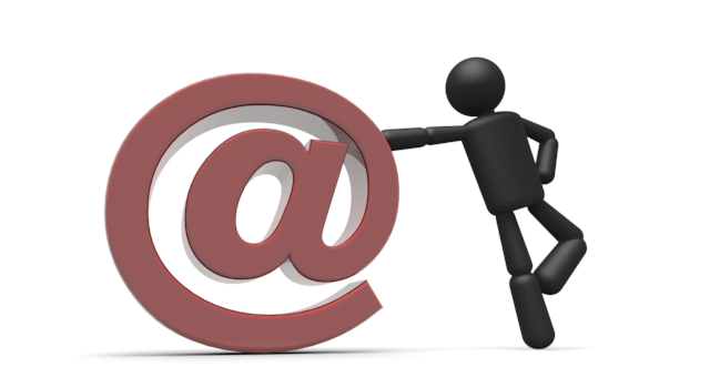 メール依存症 - シンプル人物イラスト/人クリップアート/アイコン/黒色/ピクトグラム