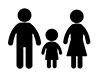 Family of 3-Free pictograms | Black and white illustrations