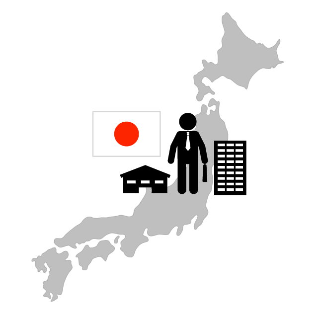 日本での仕事 - 挿絵/クリップアート/フリー/写真/アイコン/白黒/シンプル