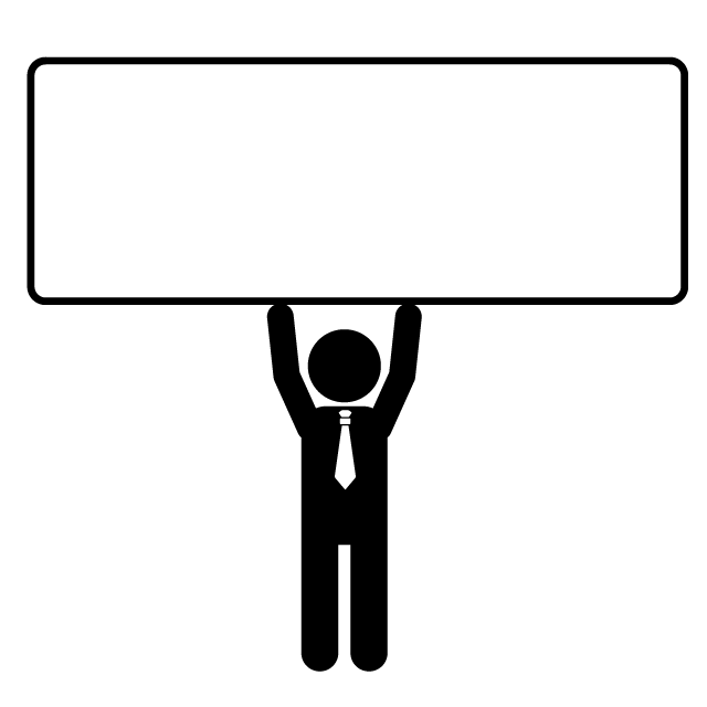 商品を宣伝する - 挿絵/クリップアート/フリー/写真/アイコン/白黒/シンプル