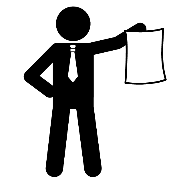 命令 - 挿絵/クリップアート/フリー/写真/アイコン/白黒/シンプル