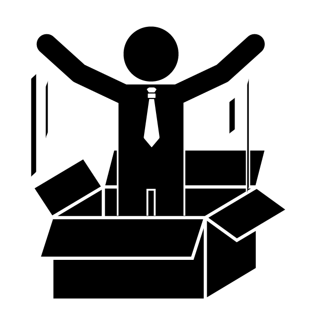 びっくりさせる - 挿絵/クリップアート/フリー/写真/アイコン/白黒/シンプル