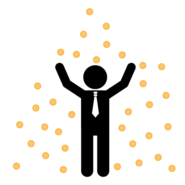 降ってくる - 挿絵/クリップアート/フリー/写真/アイコン/白黒/シンプル