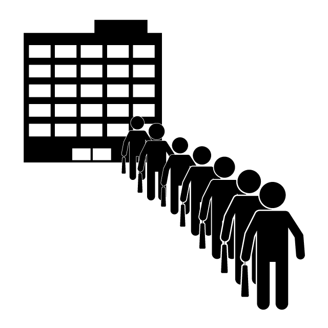 求人 - 挿絵/クリップアート/フリー/写真/アイコン/白黒/シンプル