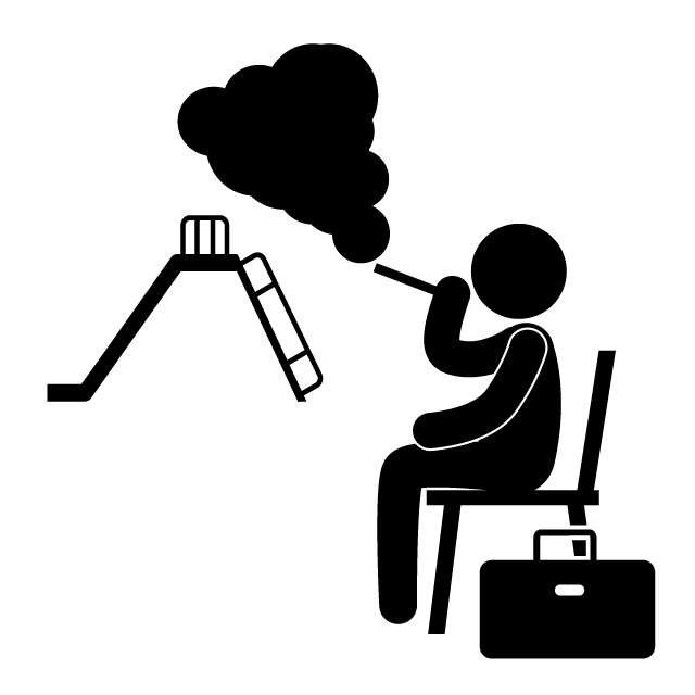 ニコチン - 挿絵/クリップアート/フリー/写真/アイコン/白黒/シンプル