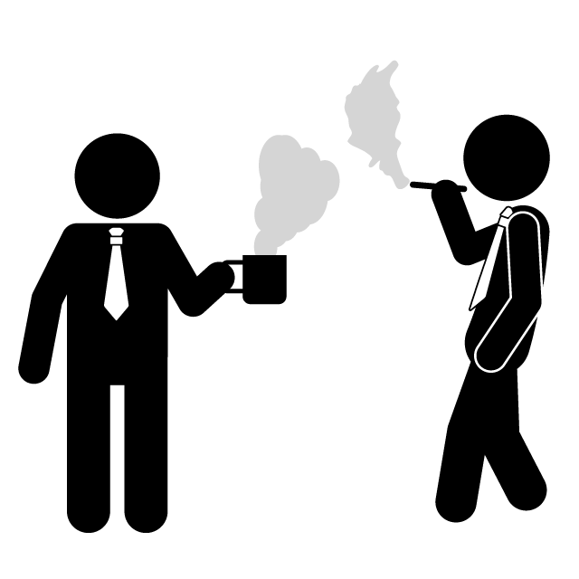 煙たい - 挿絵/クリップアート/フリー/写真/アイコン/白黒/シンプル