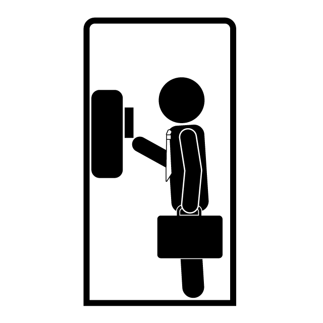 公衆 - 挿絵/クリップアート/フリー/写真/アイコン/白黒/シンプル