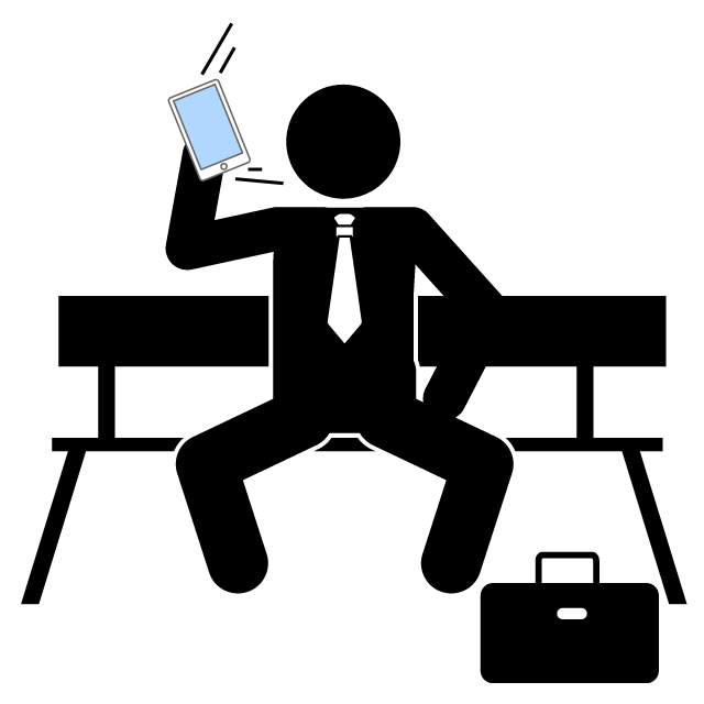 スマホ - 挿絵/クリップアート/フリー/写真/アイコン/白黒/シンプル