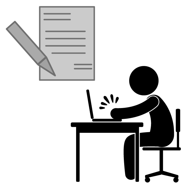 ペンシル - 挿絵/クリップアート/フリー/写真/アイコン/白黒/シンプル