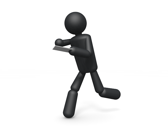 達成感 / 成功 / 優勝 - シンプル人物イラスト/人クリップアート/アイコン/黒色/ピクトグラム