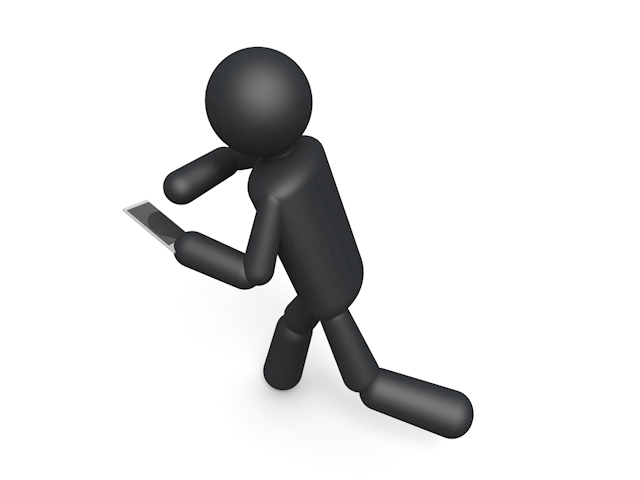 運ぶ / 配達 / 荷物 - シンプル人物イラスト/人クリップアート/アイコン/黒色/ピクトグラム