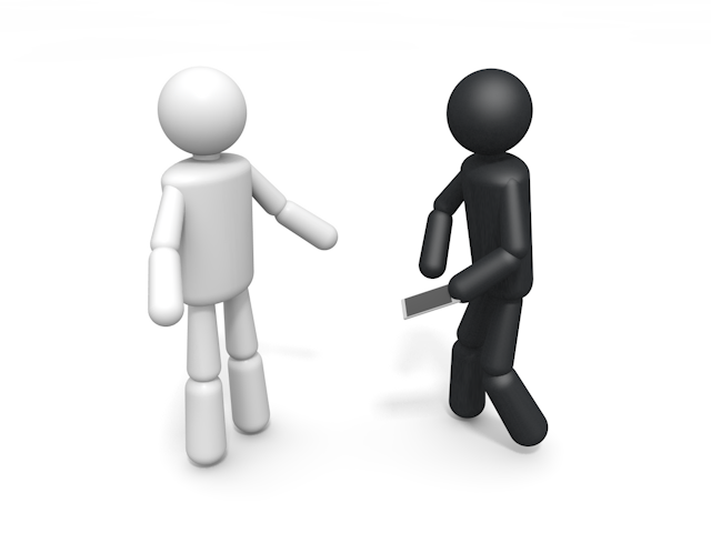 話し合い / 講習 / 勉強会 - シンプル人物イラスト/人クリップアート/アイコン/黒色/ピクトグラム