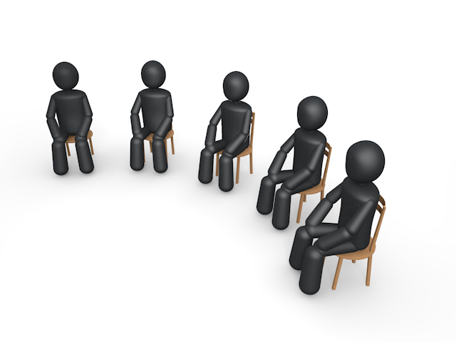 書類 / ファイル / フォルダ - シンプル人物イラスト/人クリップアート/アイコン/黒色/ピクトグラム