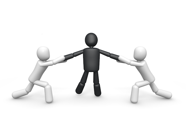 話し合い / 講習 / 勉強会 - シンプル人物イラスト/人クリップアート/アイコン/黒色/ピクトグラム