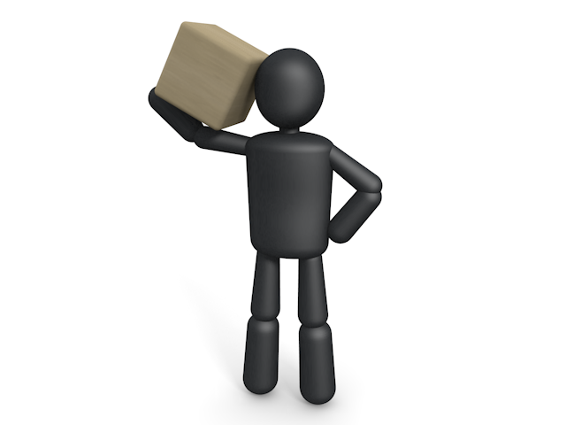 危険 / ベクター / 歩き - シンプル人物イラスト/人クリップアート/アイコン/黒色/ピクトグラム