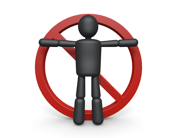 人気者 / 取り合い / 奪い合い - シンプル人物イラスト/人クリップアート/アイコン/黒色/ピクトグラム