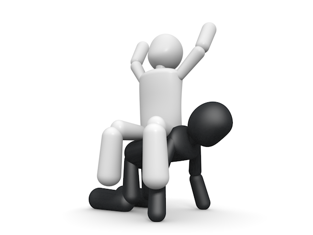 話し合い / 講習 / 勉強会 - シンプル人物イラスト/人クリップアート/アイコン/黒色/ピクトグラム