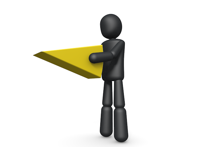 マーク / 看板 / 表示 - シンプル人物イラスト/人クリップアート/アイコン/黒色/ピクトグラム