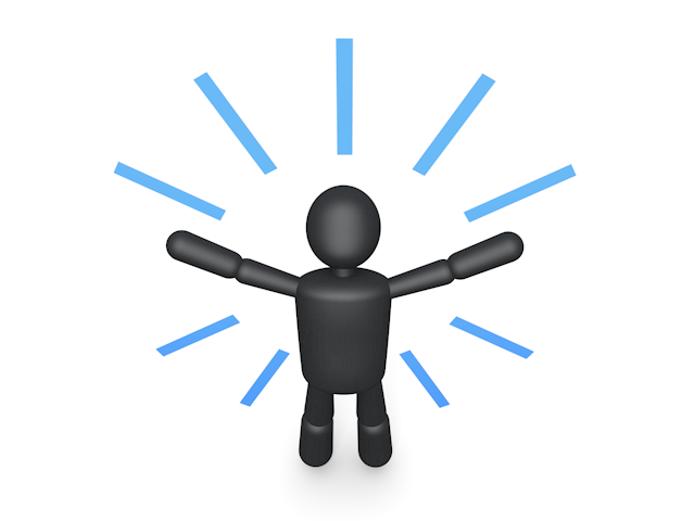 助ける / ヘルプ / 人員 - シンプル人物イラスト/人クリップアート/アイコン/黒色/ピクトグラム