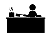 Supper Preparation-Free Pictograms | Black and White Illustrations