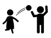 Play-Free Pictograms | Black and White Illustrations