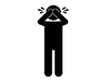 Embarrassing-Free Pictograms | Black and White Illustrations