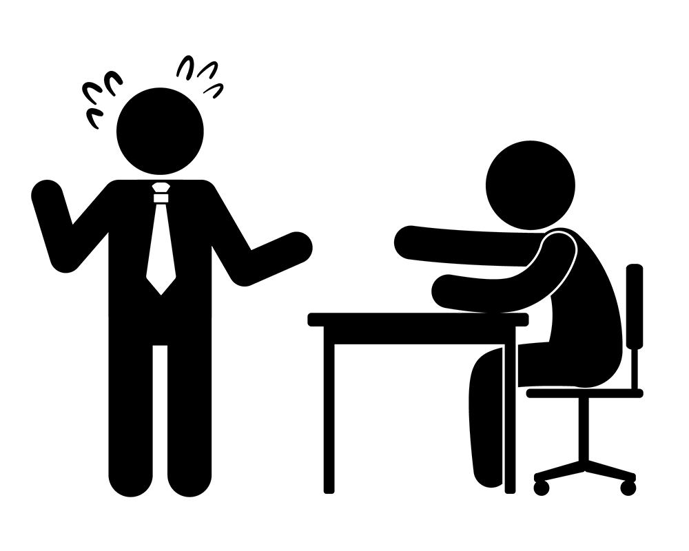 仕事が見つからない。面接を受けに行く。 - 挿絵/クリップアート/フリー/写真/アイコン/白黒/シンプル