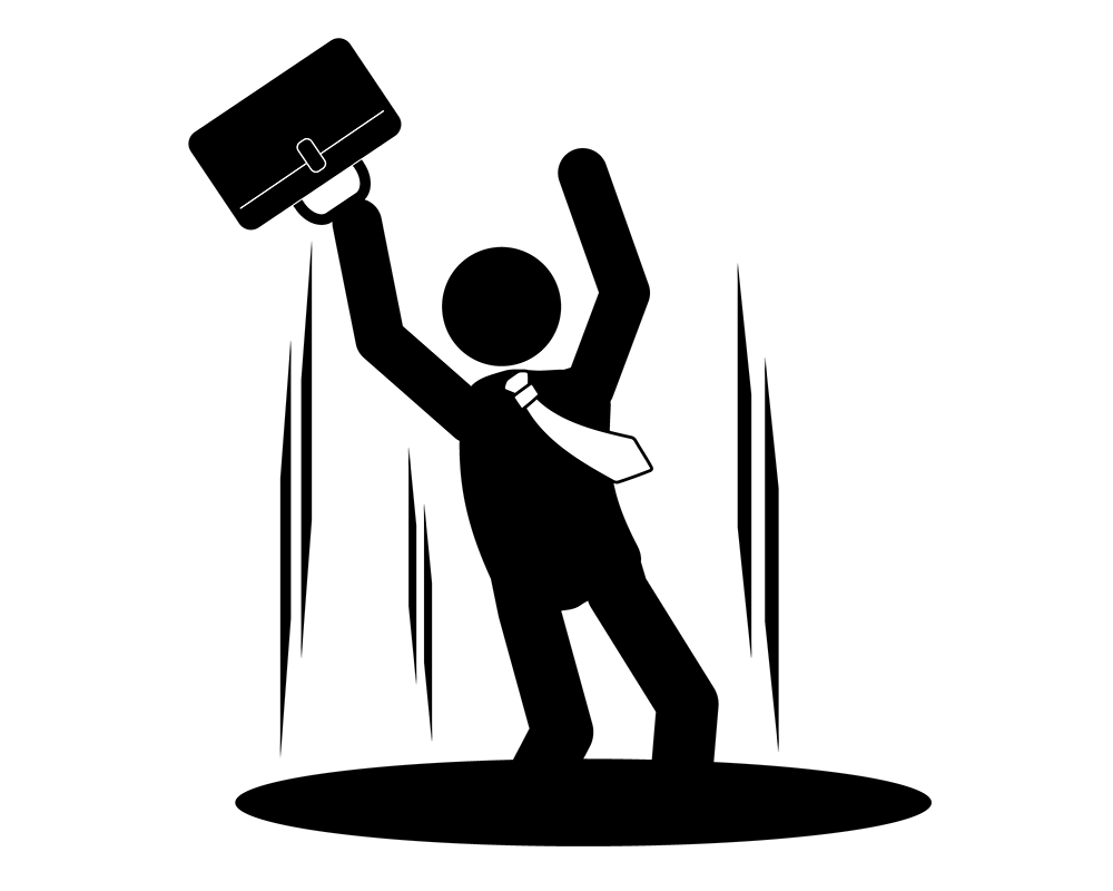 面接に行く。たくさんの人が並んでいる。面接に落ちる。 - 挿絵/クリップアート/フリー/写真/アイコン/白黒/シンプル