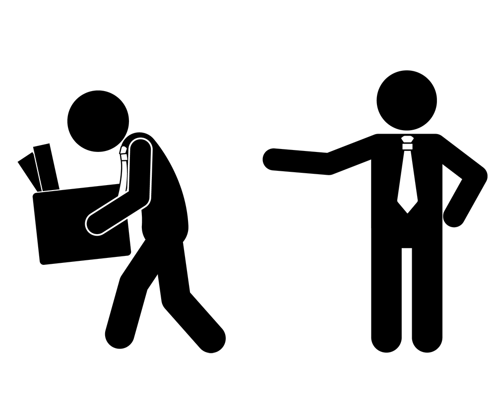 仕事が見つからない。面接を受けに行く。 - 挿絵/クリップアート/フリー/写真/アイコン/白黒/シンプル