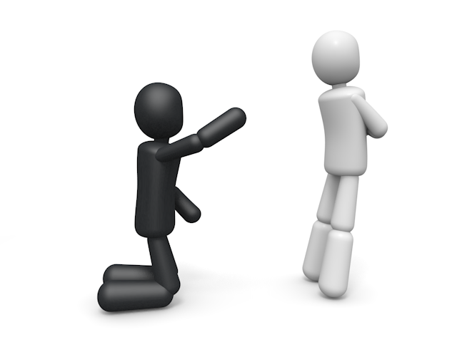 面接 / 雑談 / 座る - シンプル人物イラスト/人クリップアート/アイコン/黒色/ピクトグラム