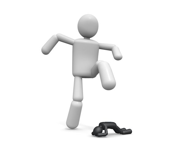 ビジネス / 立て看板 / 目 - シンプル人物イラスト/人クリップアート/アイコン/黒色/ピクトグラム